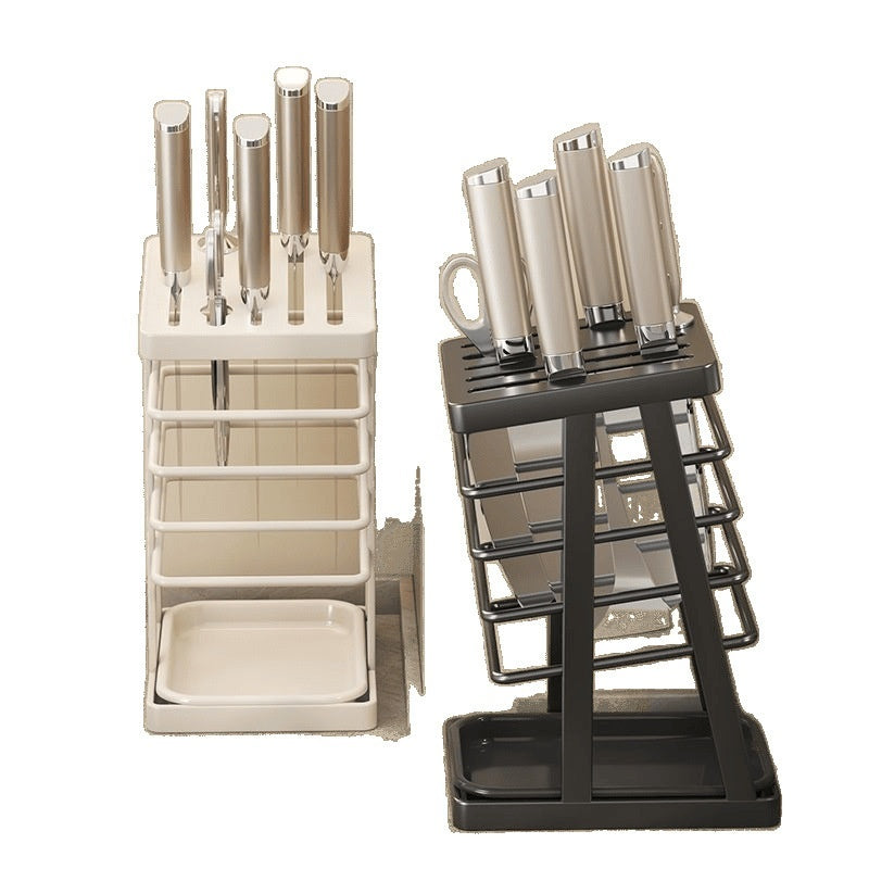 Portable Household Kitchen Knife Integrated Storage Rack